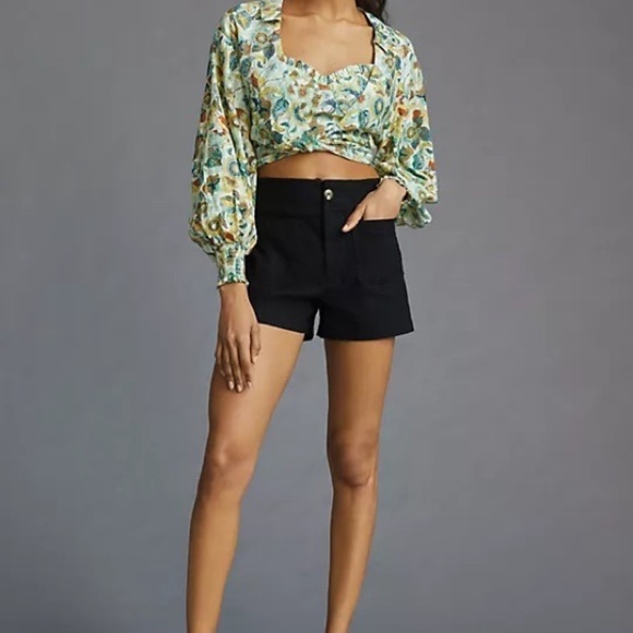 Anthropologie Twist Crop Top Set - Picture 4 of 6